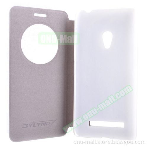 Wholesale Price Leather for ASUS ZenFone 6 Case Cover with Caller ID Display Window